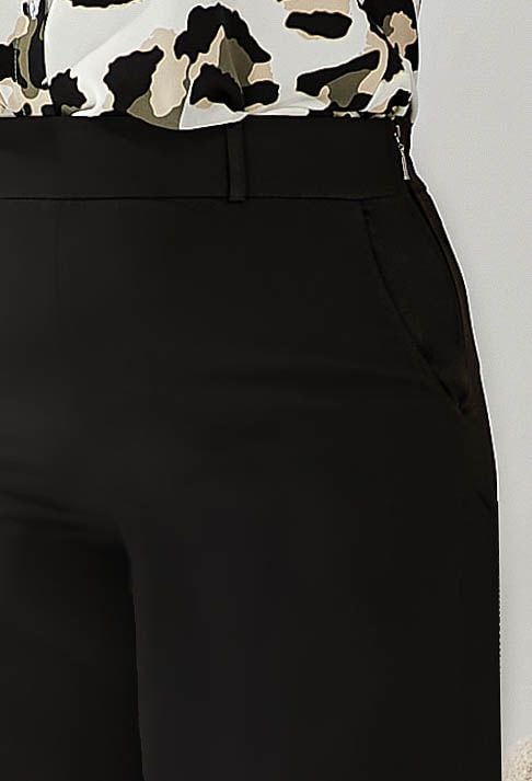 Брюки 9081 чорний костюмка 48(р)