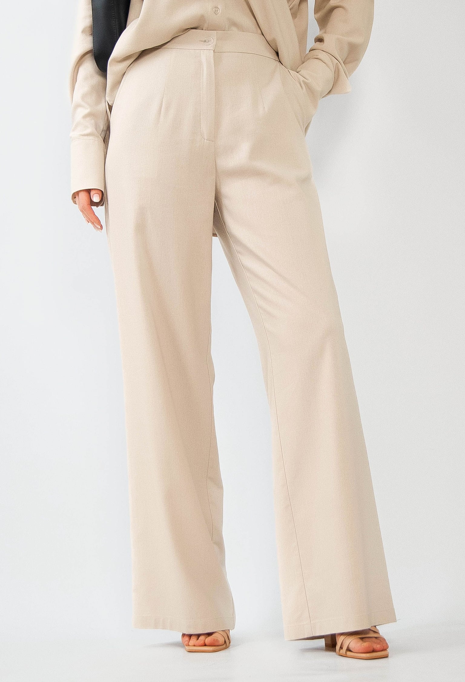 Блузка 5901 кремовий льон 42(р)