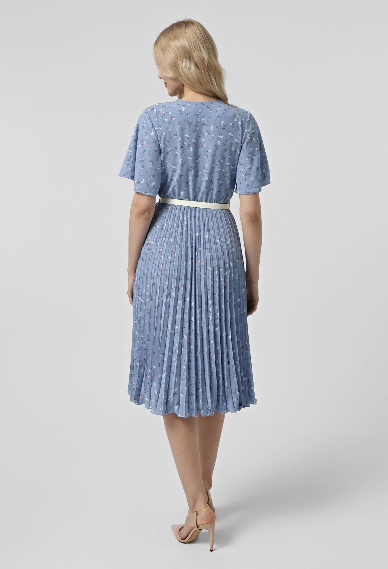 Плаття 7116-2 блакитний, принт софт 42(р)