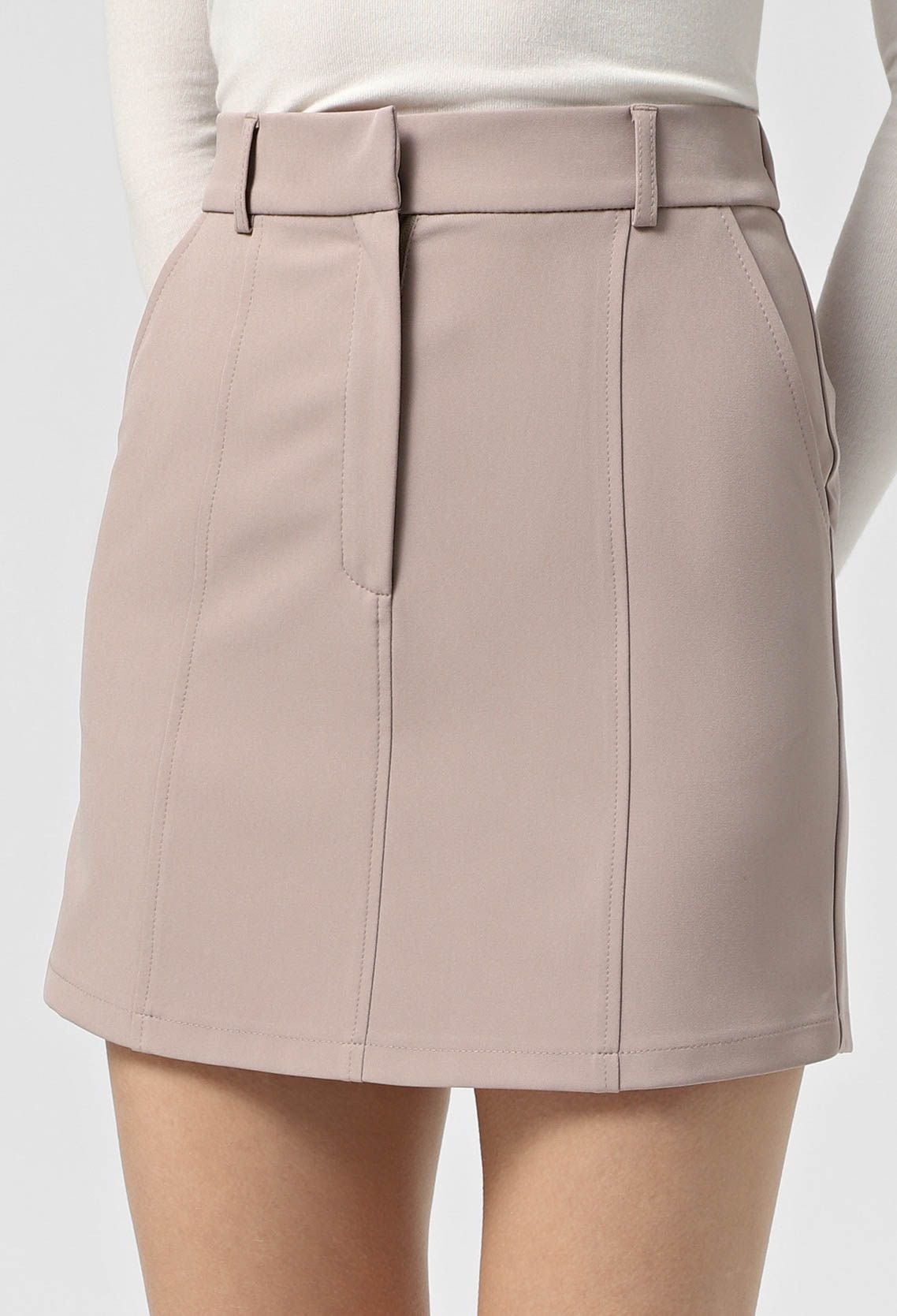 Шорти 9099 пудровий костюмка 42(р)