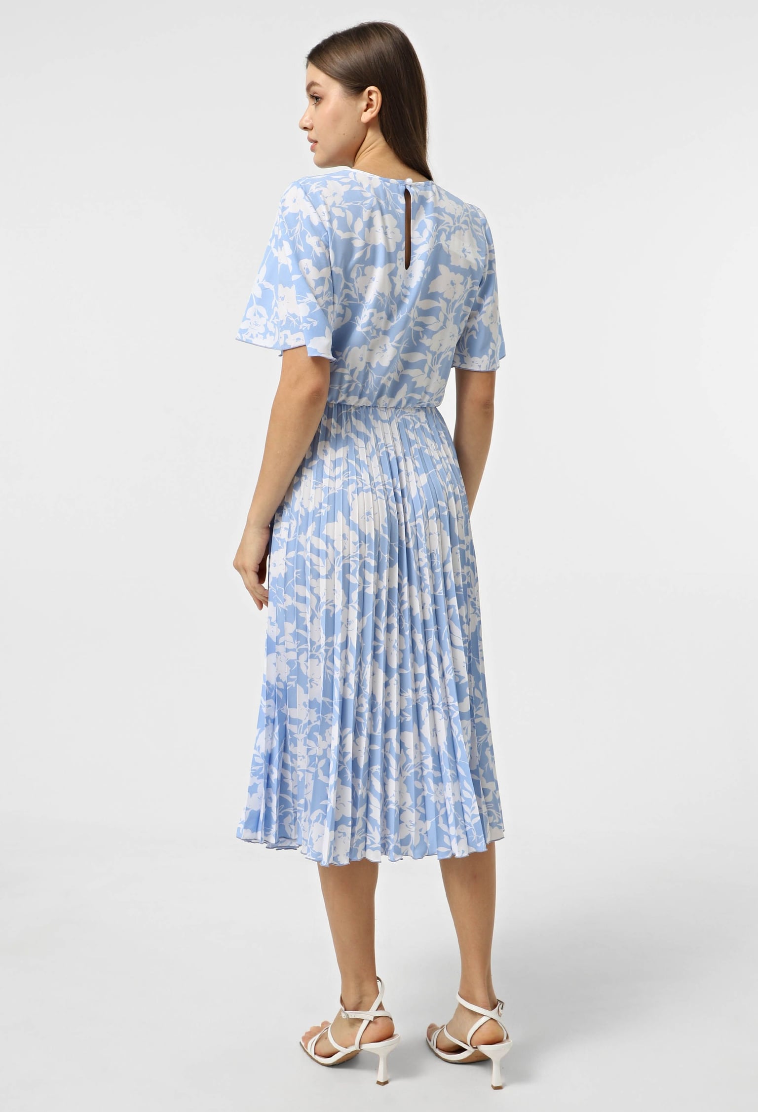 Плаття 7080-5 блакитний, принт софт 38(р)