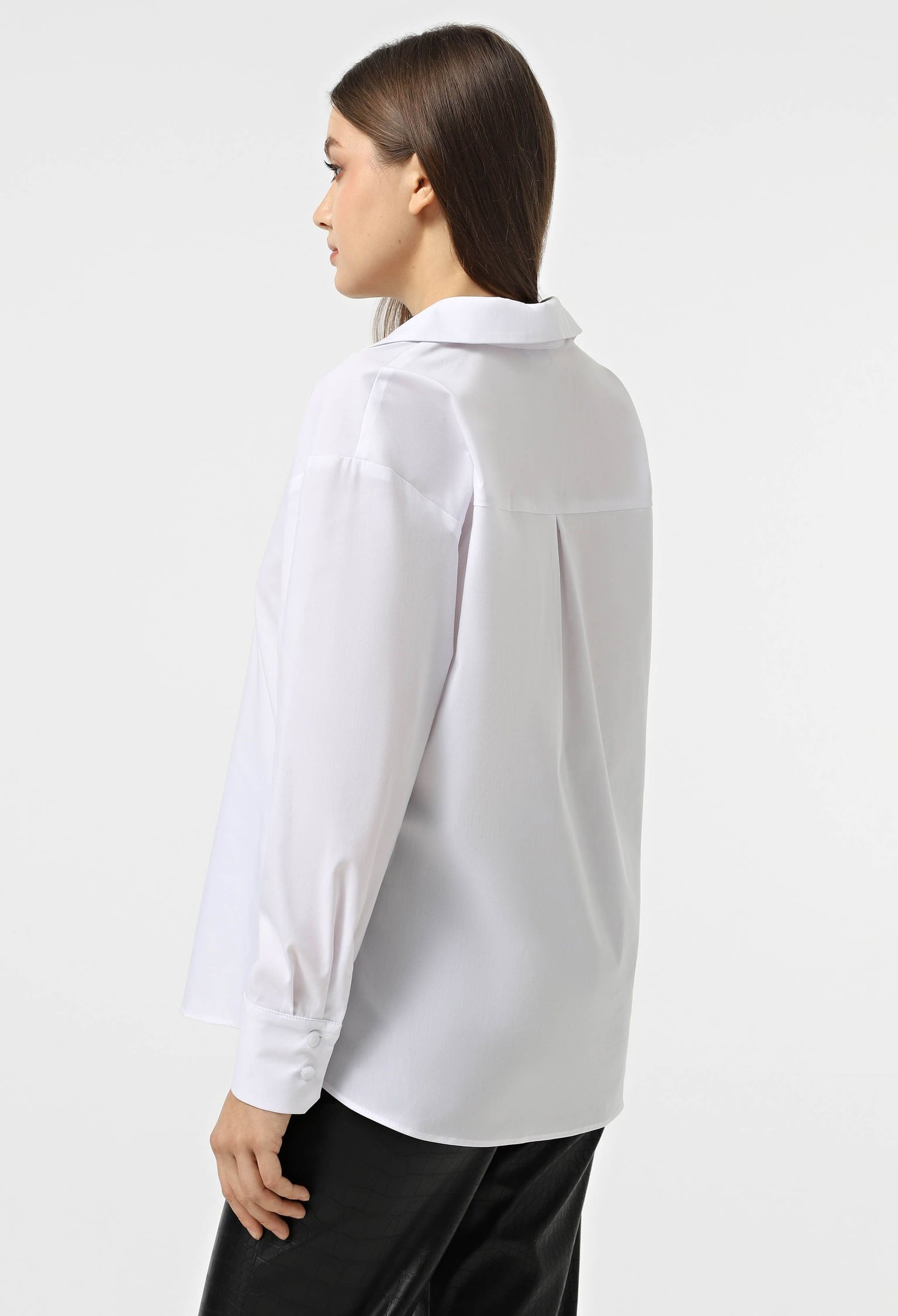 Блузка 5120-5 білий котон 44(р)