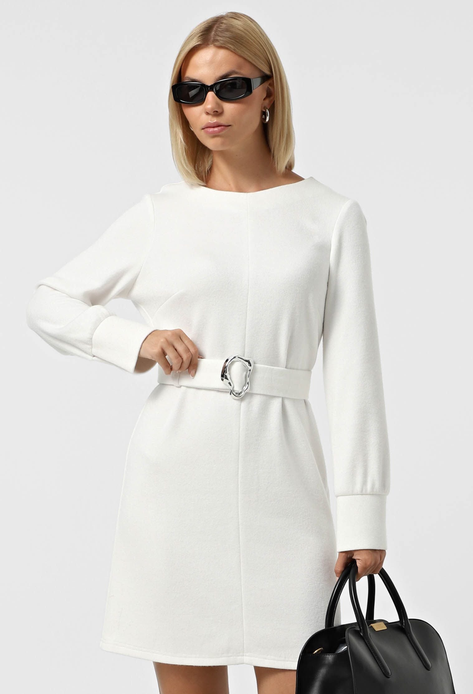 Плаття 7202 молочний ангора 40(р)