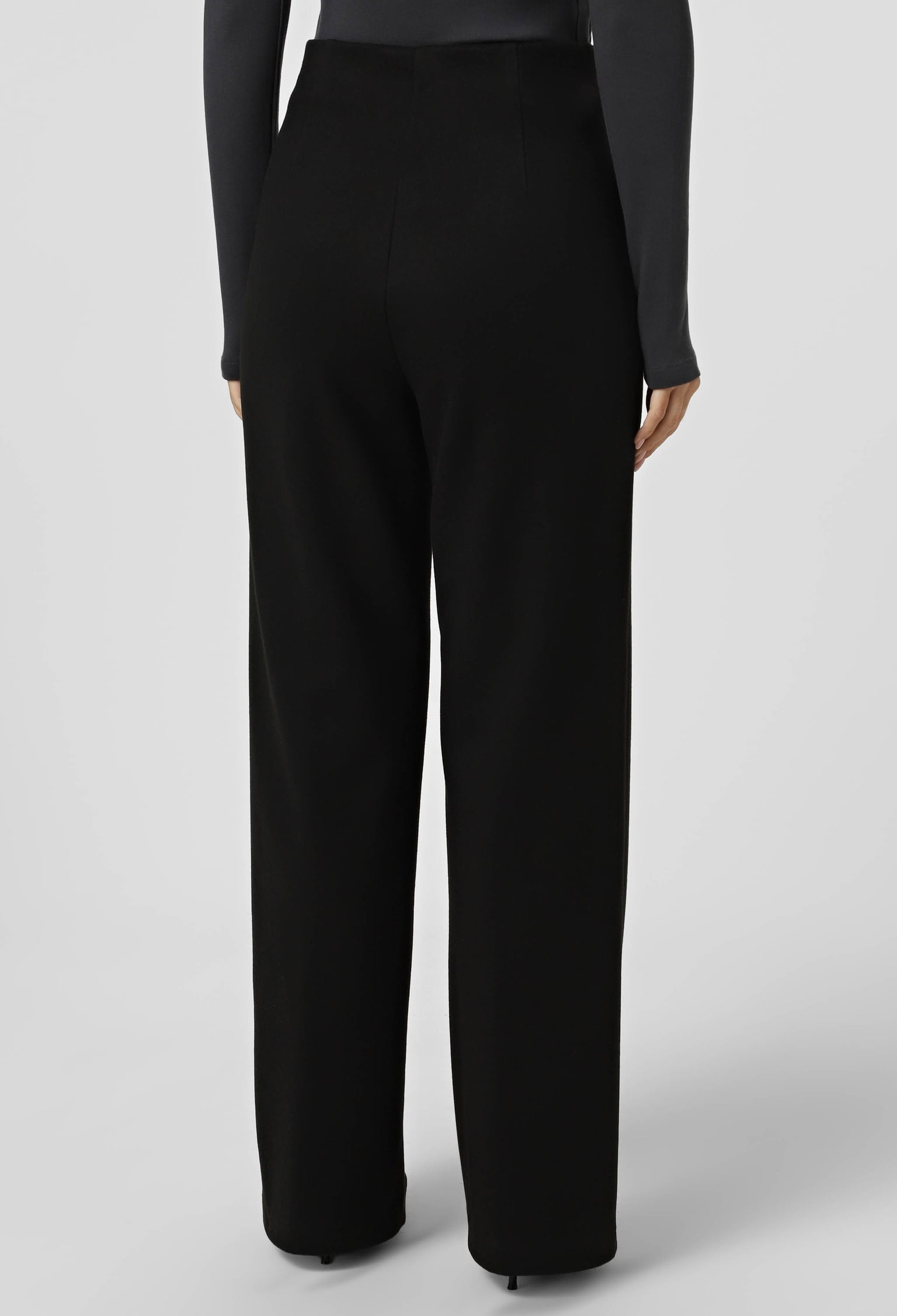 Брюки 9064-2 чорний кашемір 42(р)