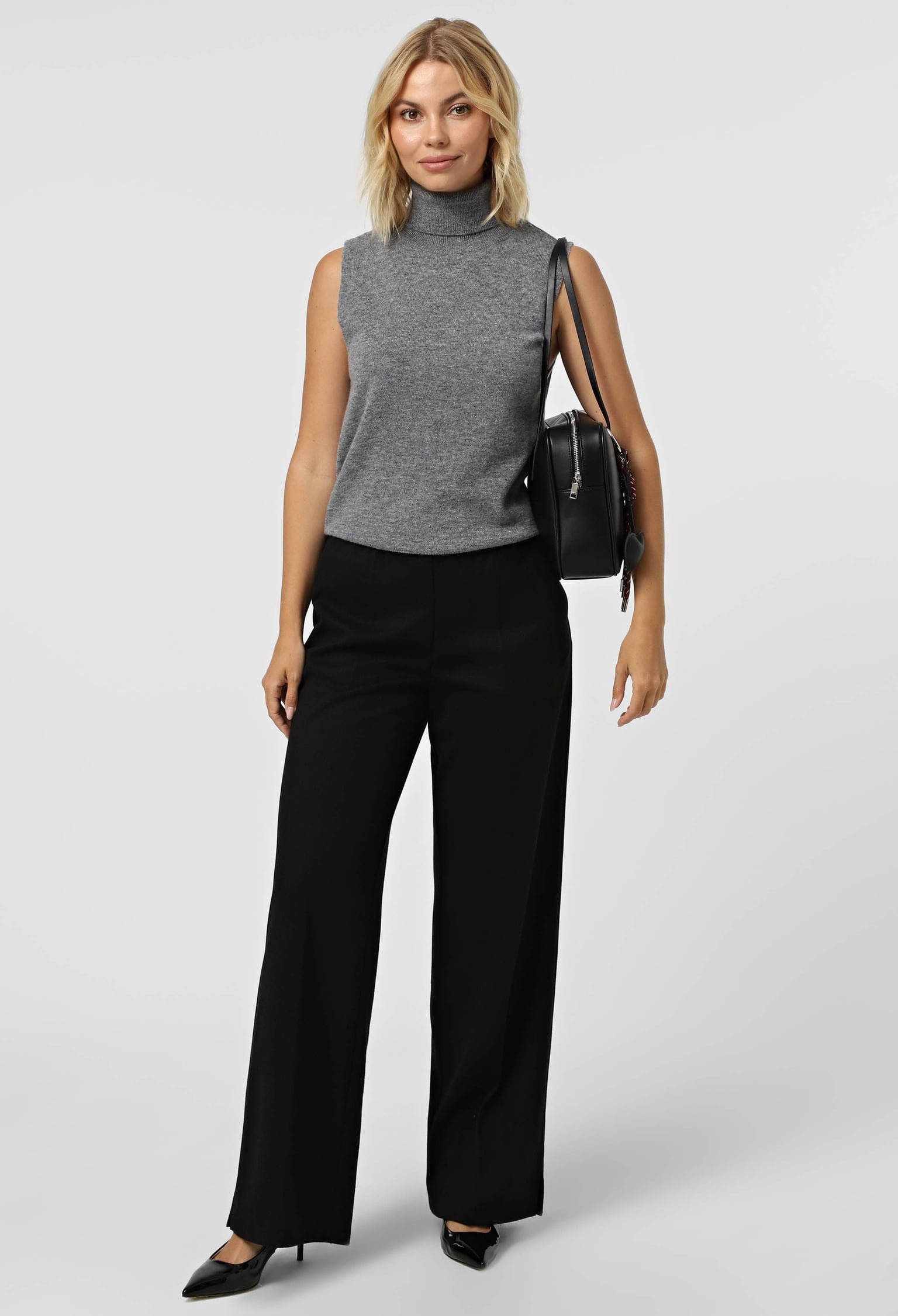 Брюки 9068-9 чорний кашемір 44(р)