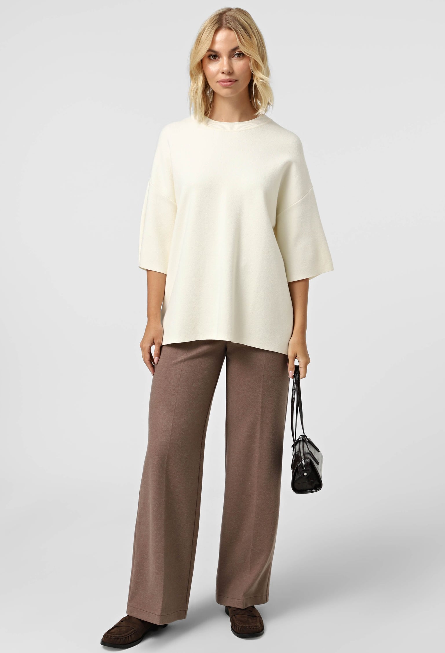 Брюки 9069-3 капучино кашемір 44(р)