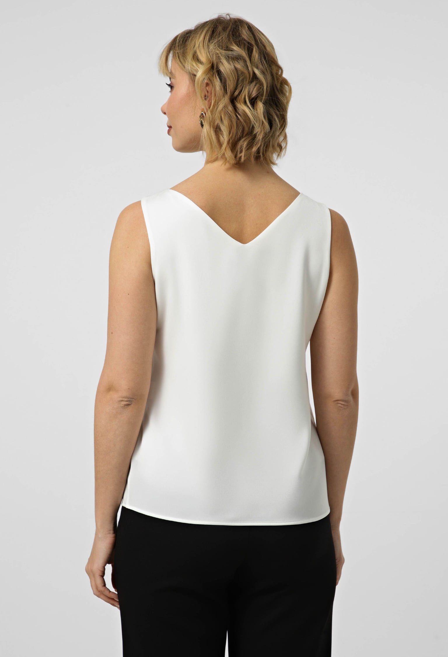 Блузка 5117-8 молочний атлас-пандора 40(р)