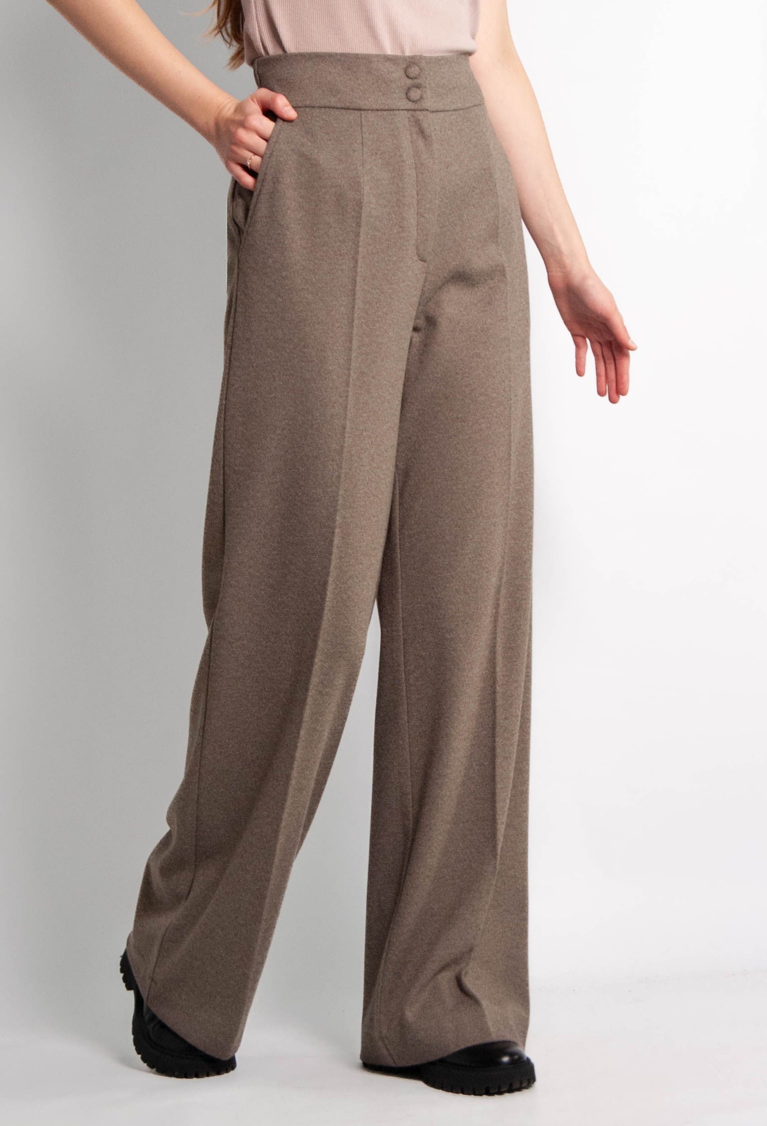 Брюки 9019-1 капучино кашемір 46(р)