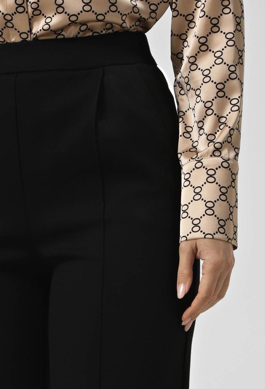 Брюки 9145 чорний трикотаж 40(р)