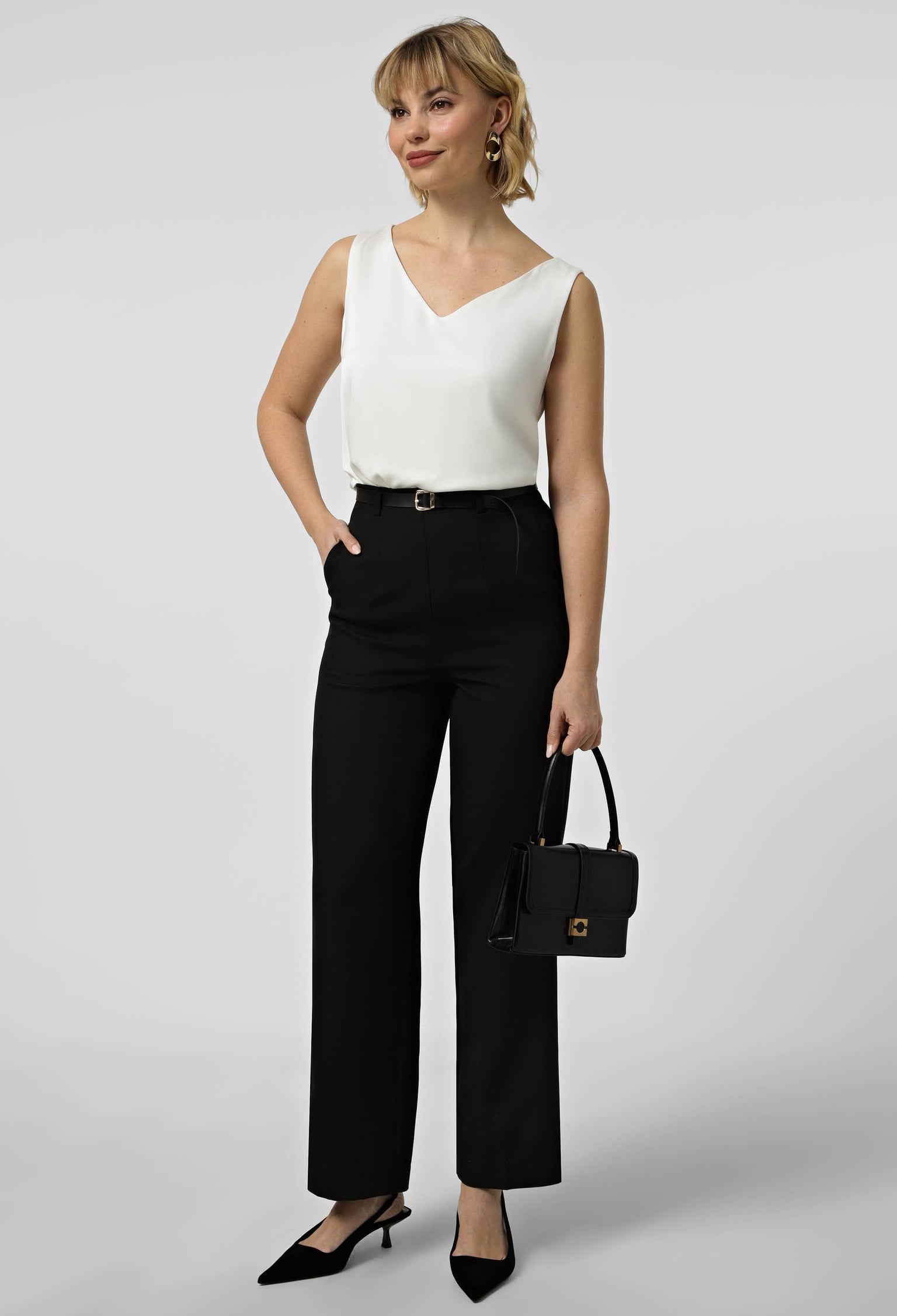 Брюки 9115-1 чорний костюмка 34(р)