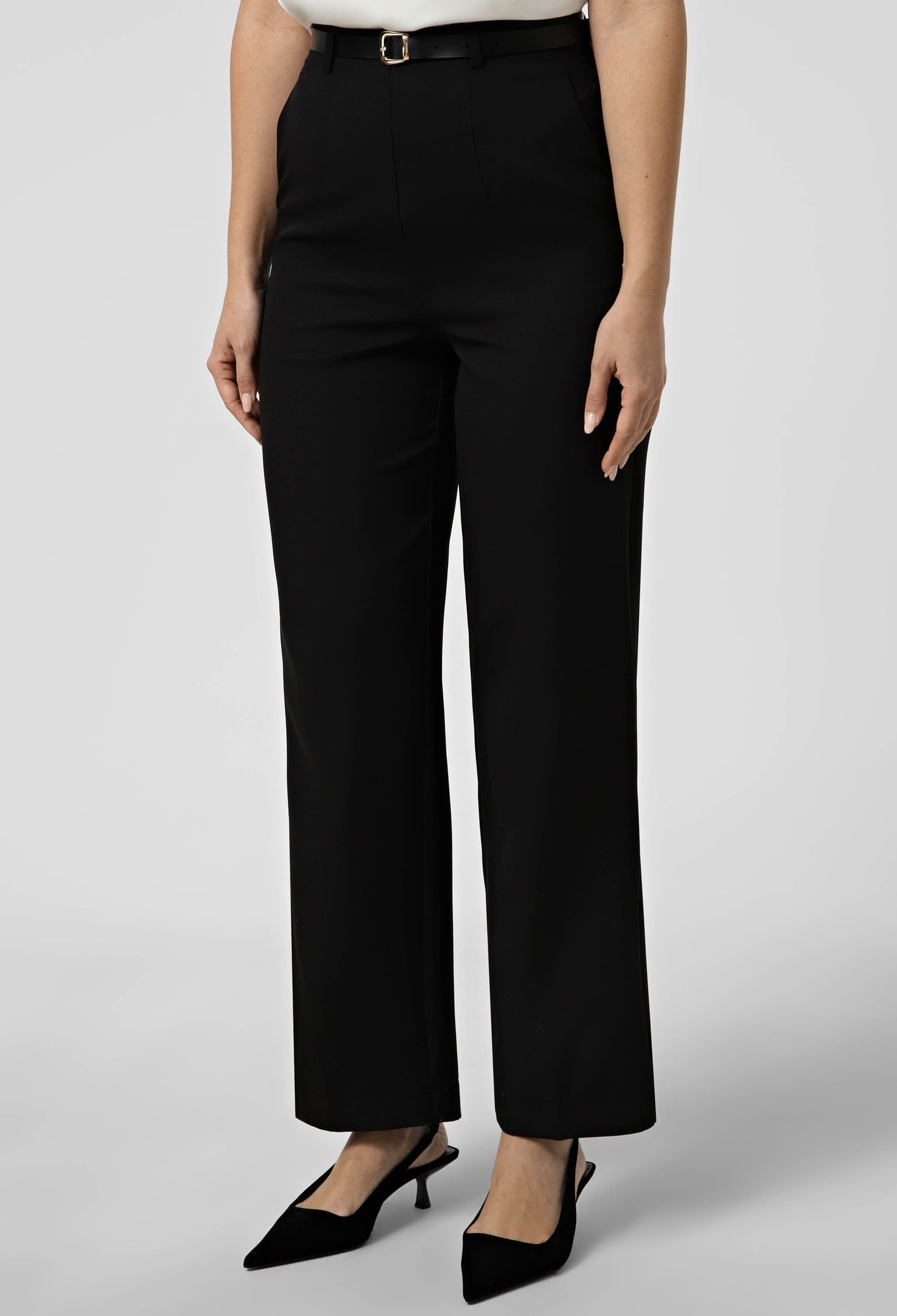 Брюки 9115-1 чорний костюмка 42(р)