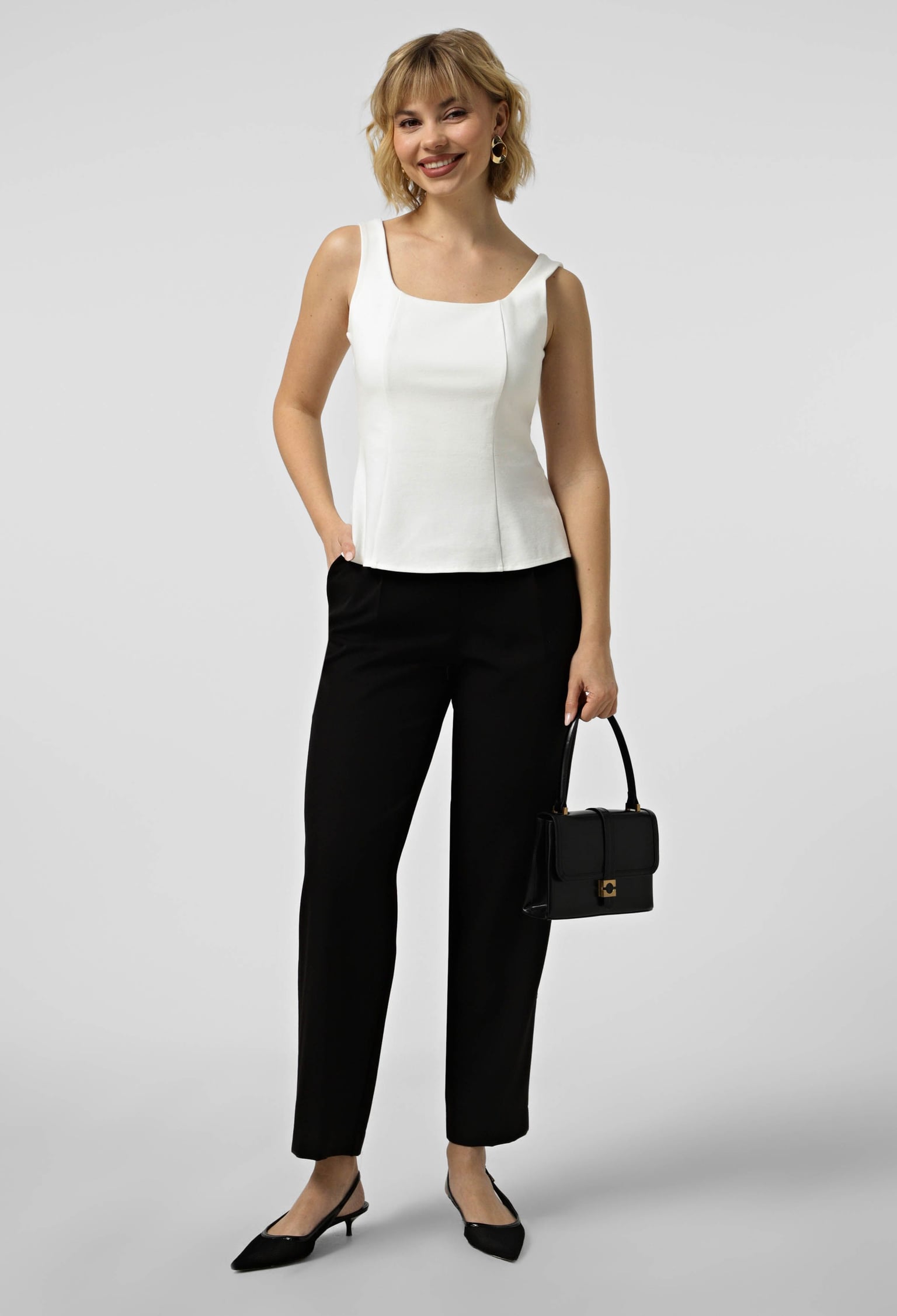 Брюки 9151 чорний тіар 34(р)