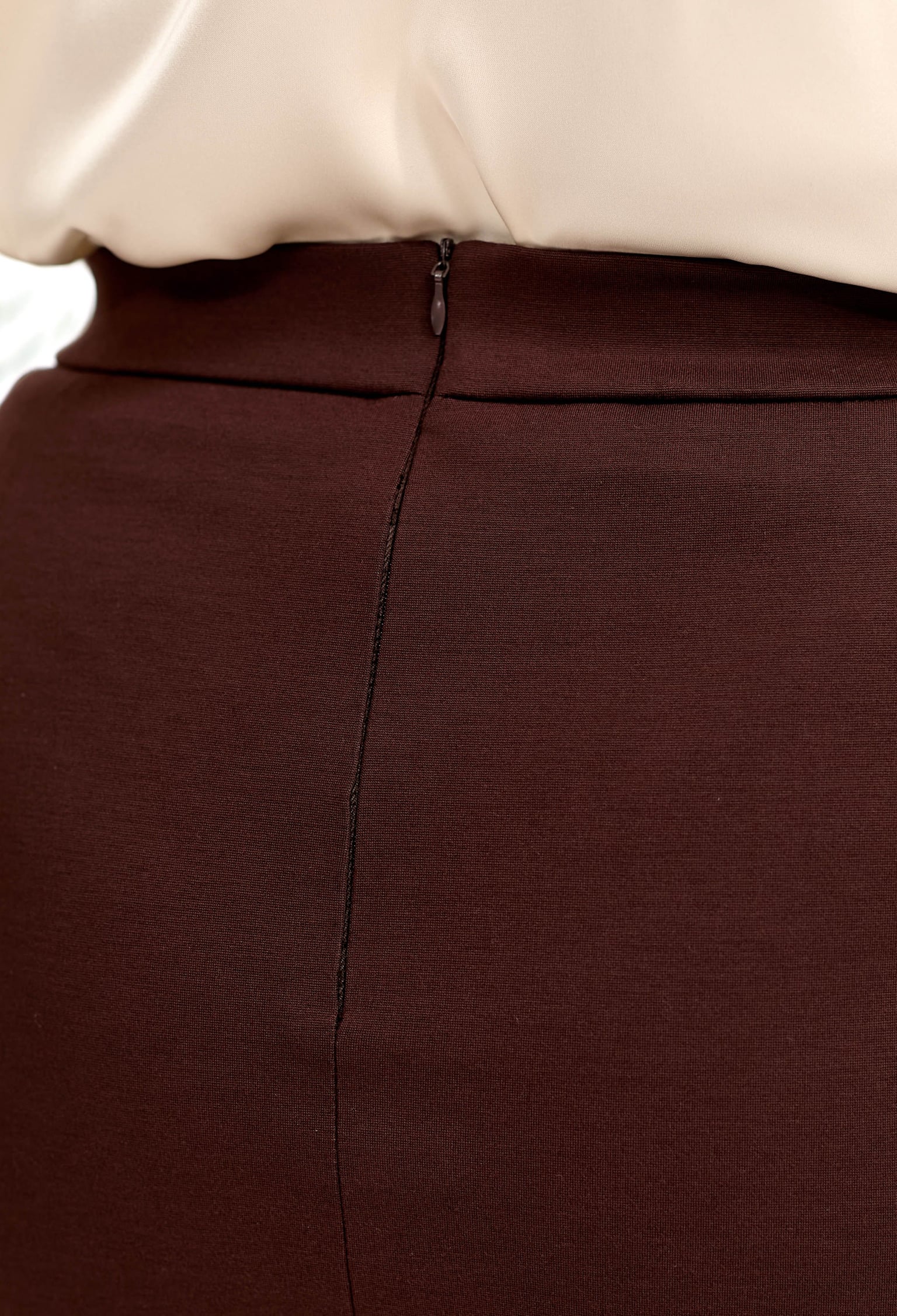 Спідниця 867-54 шоколадний трикотаж 44(р)