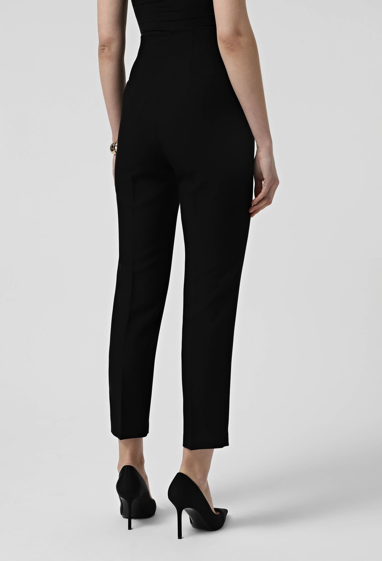 Брюки 9021-1 чорний костюмка 42(р)