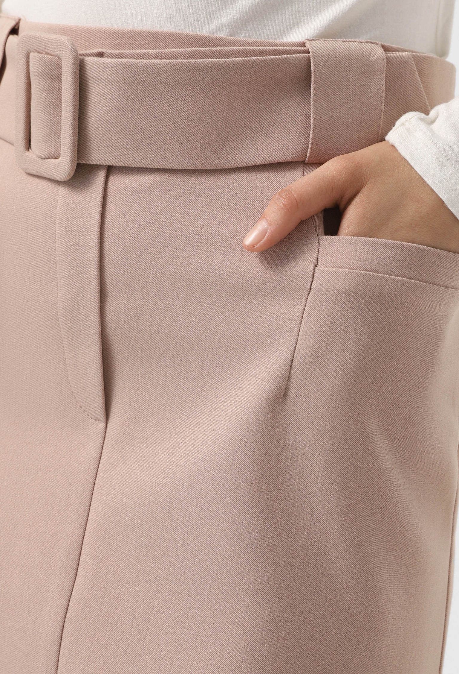 Спідниця 1387 пудровий беж тіар 38(р)