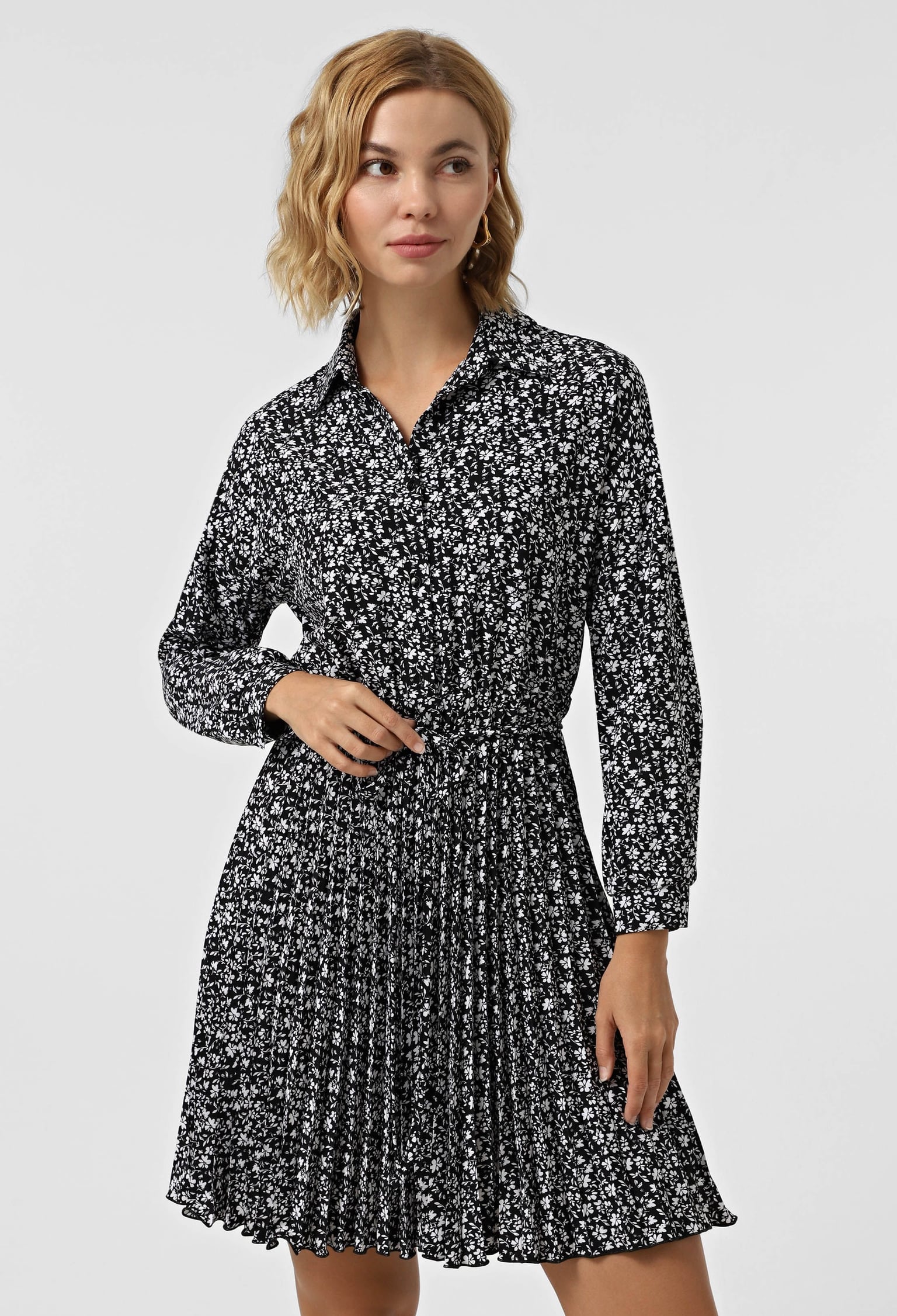 Плаття 7108 чорно-білий, принт софт 38(р)