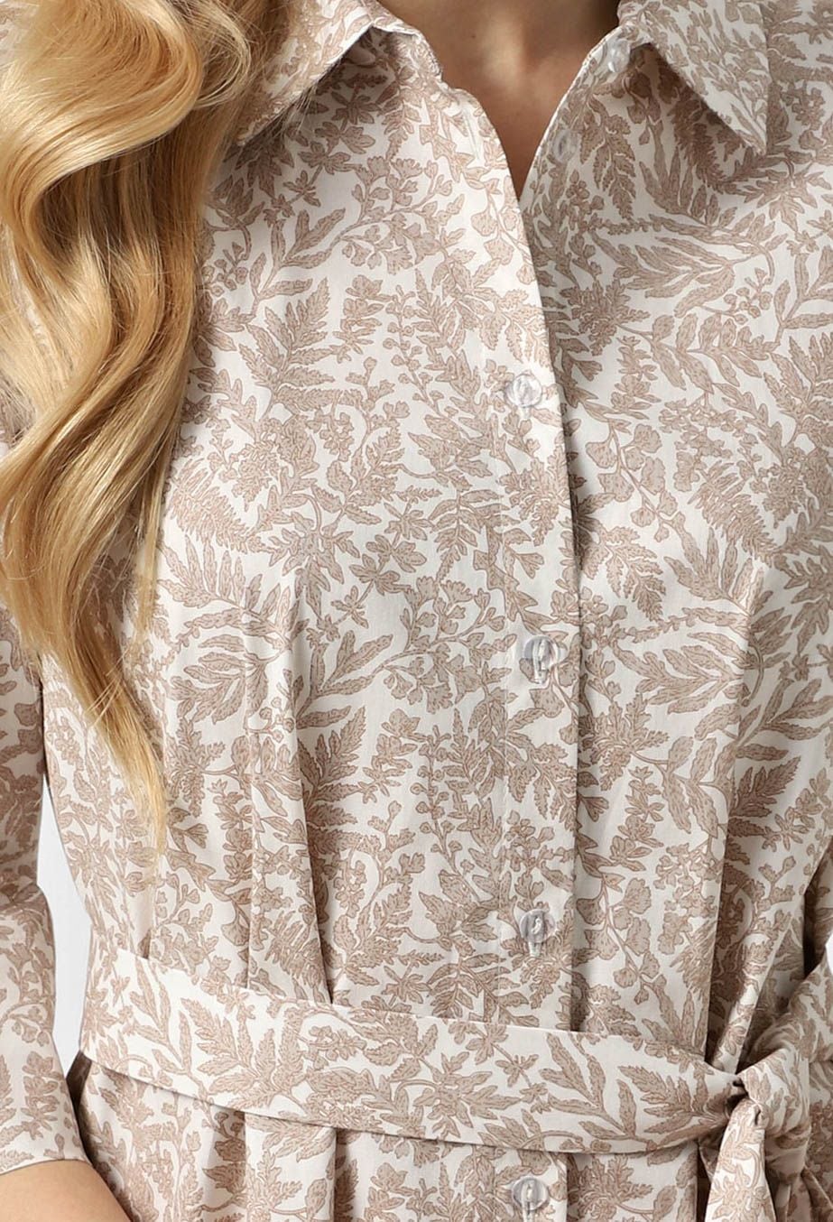 Плаття 7157 бежевий, принт котон 44(р)