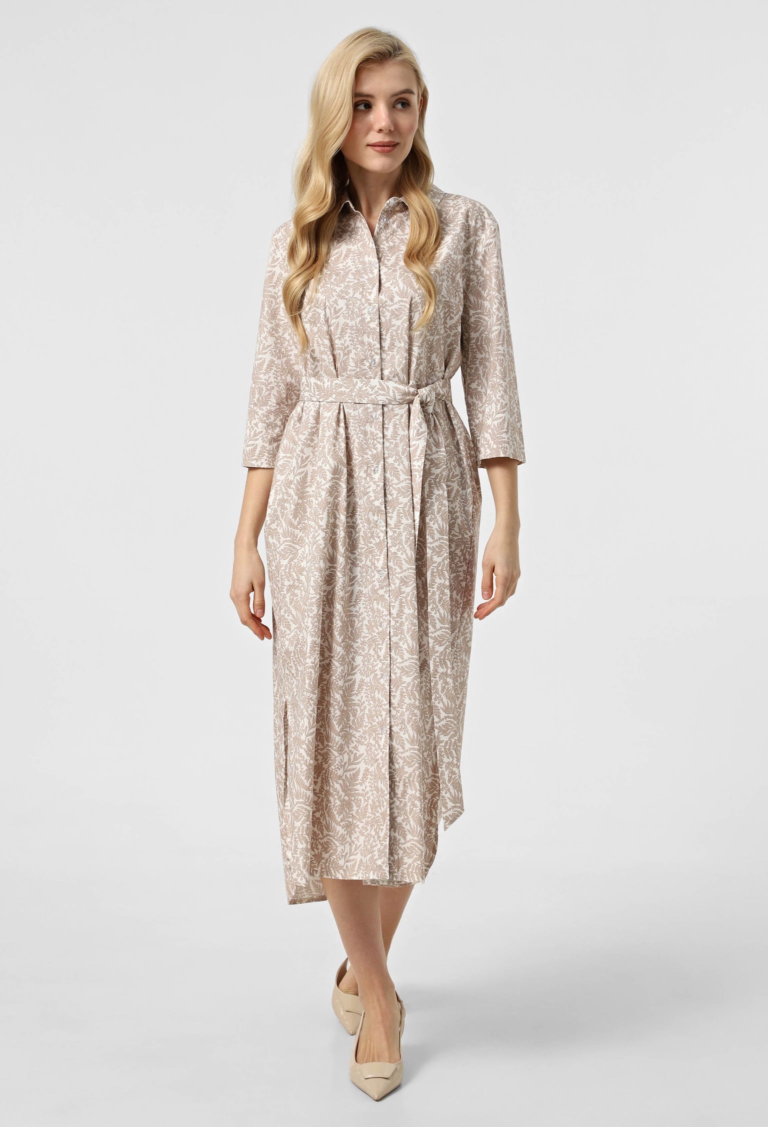 Плаття 7157 бежевий, принт котон 44(р)