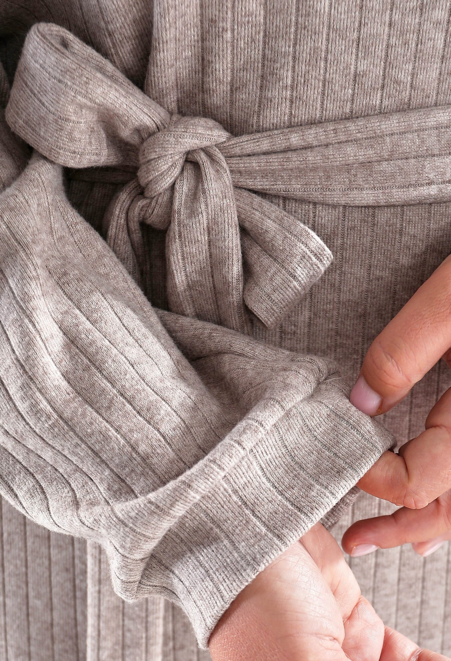 Плаття 7148-2 пудровий трикотаж-рубчик 48(р)