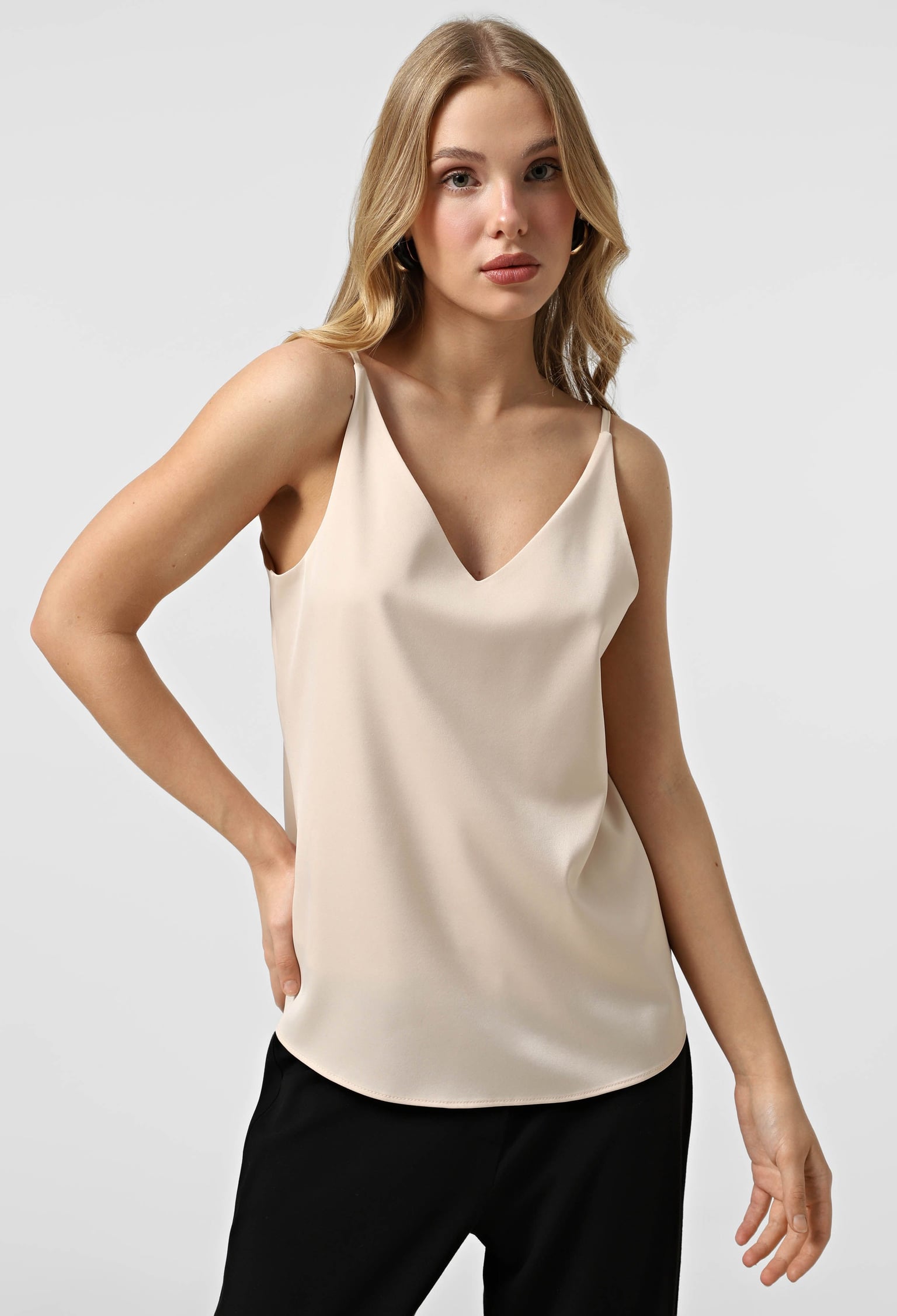 Блузка 5147-4 екрю атлас 42(р)